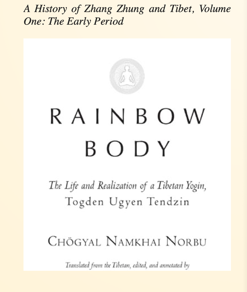 (image for) Rainbow Body of Ugyen Tendzin by Namkhai Norbu (mobi)